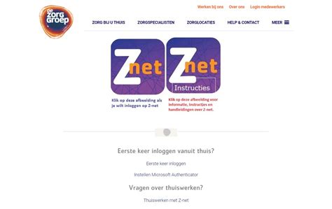 zn net inloggen.